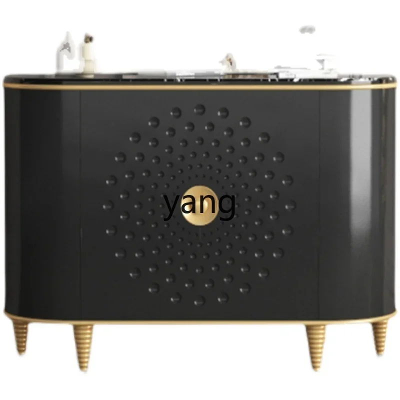 XYY light luxury Internet celebrity porch cabinet marble high-end locker simple small dining side cabinet