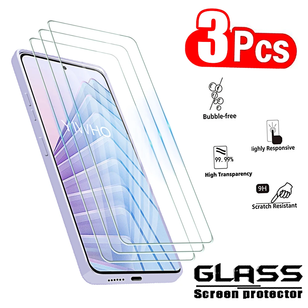 

3 шт. защитное стекло для Redmi Note 14 13 12 11 10 Pro Max 11s 4G 5G Защитные пленки для экрана из закаленного стекла для телефона Передняя HD-пленка
