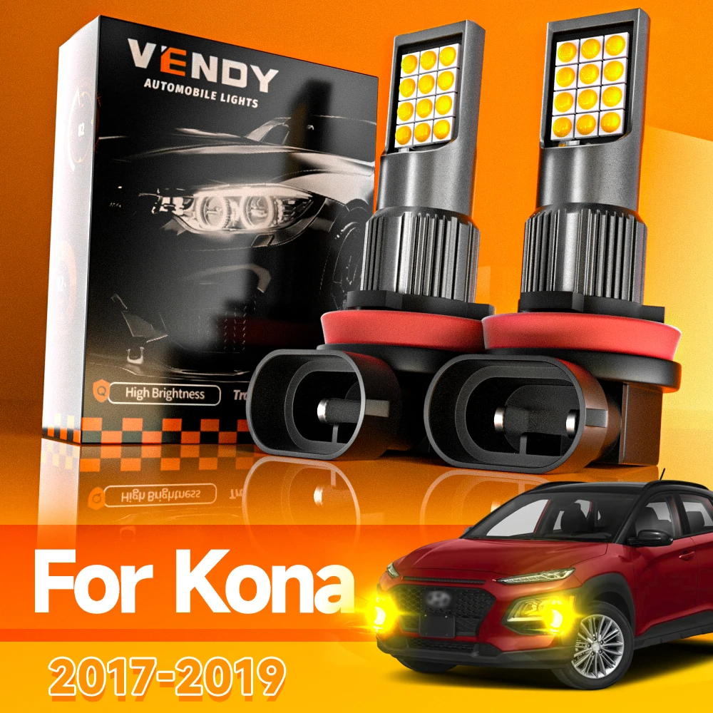 2 Stück für Hyundai Kona LED Nebelscheinwerfer 2017 2018 2019 Canbus Zubehör