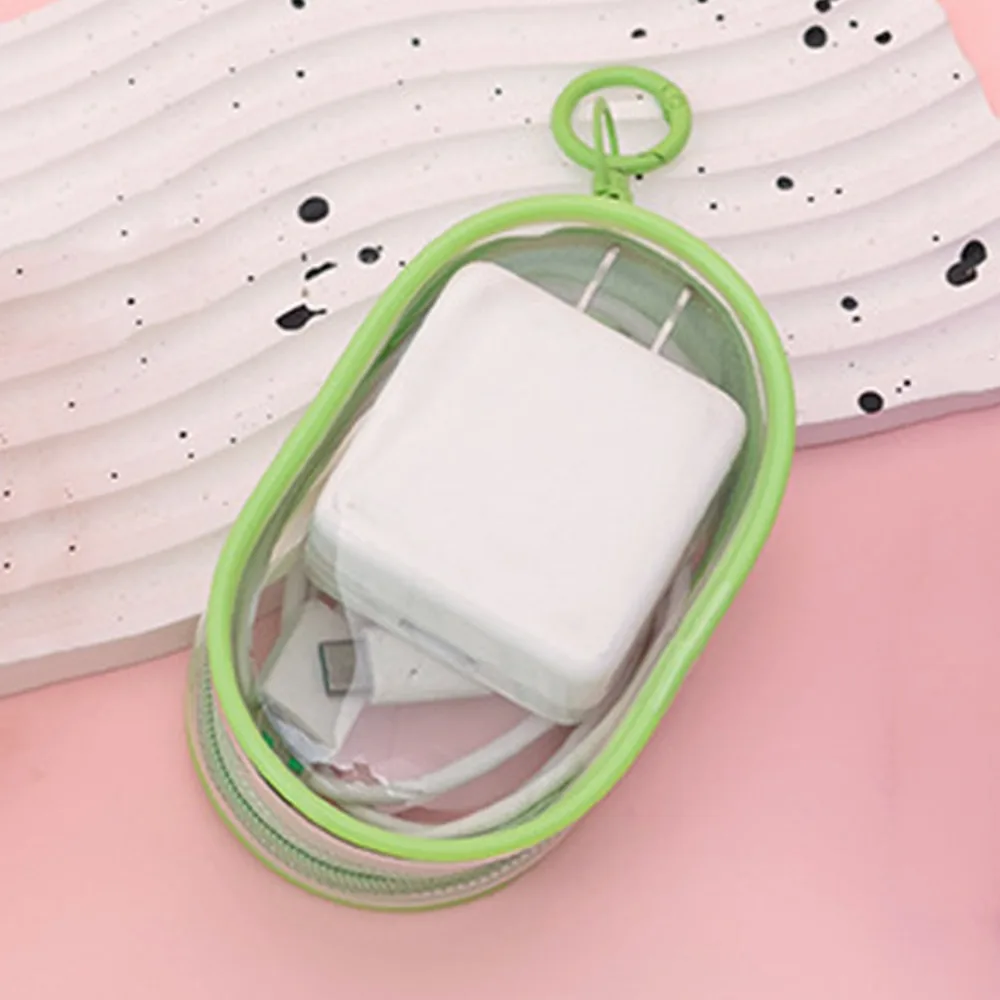 With Keychain Phone Charger Bag Storage Anti Drop Data Cable Storage Bag Waterproof Portable Digital Storage Bag Data Cable