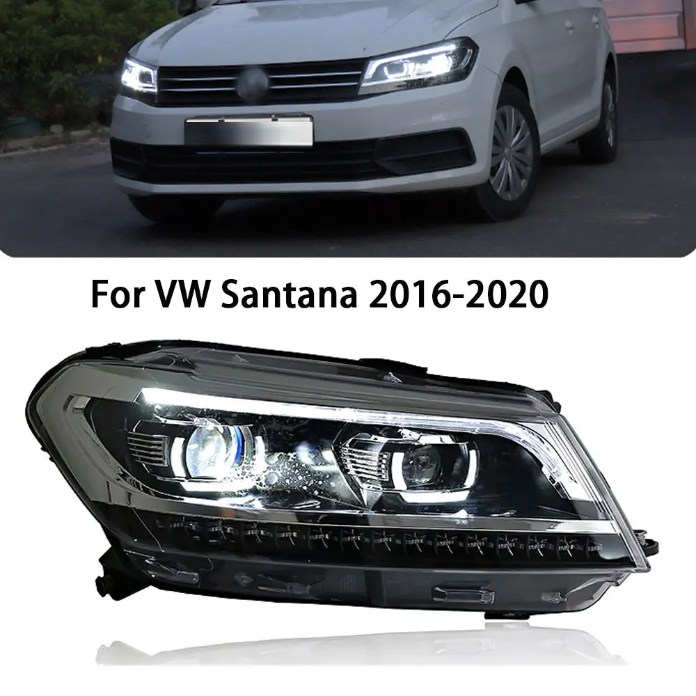 

Car Lights For Volkswagen VW Santana 2016-2020 Head Light Modification Full LED light source daytime running light turn signal