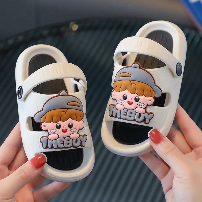 Sandalias Cartoon Children Sandals 2024 Summer New Anti Slip Girl Slippers Soft Sole Boy House Shoes Kid Shoe Zapatos Niña