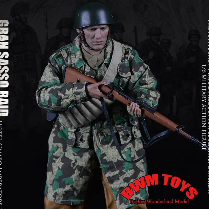 UJINDOU UD9016 1/6 Collectible WWII GRAN SASSO RAID German Fallschirmjager Hotel Campo Imperatore 1943 Solider Action Figure