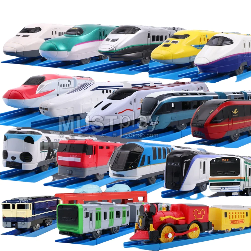 TAKARA TOMY TOMICA 신칸센 푸쿠로 S 시리즈 전기 기차 장난감 컬렉션, 전시 조각, 남아용 어린이 장난감 선물