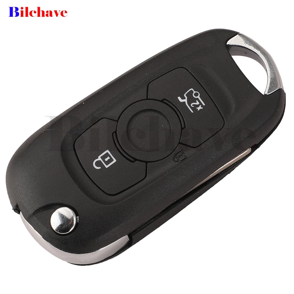 jingyuqin 433/315MHz ID46 3 Buttons Flip Car Key Remote Fob For Opel Astra K Buick Verano Regal Excelle GT/Excelle XT LaCROSSE