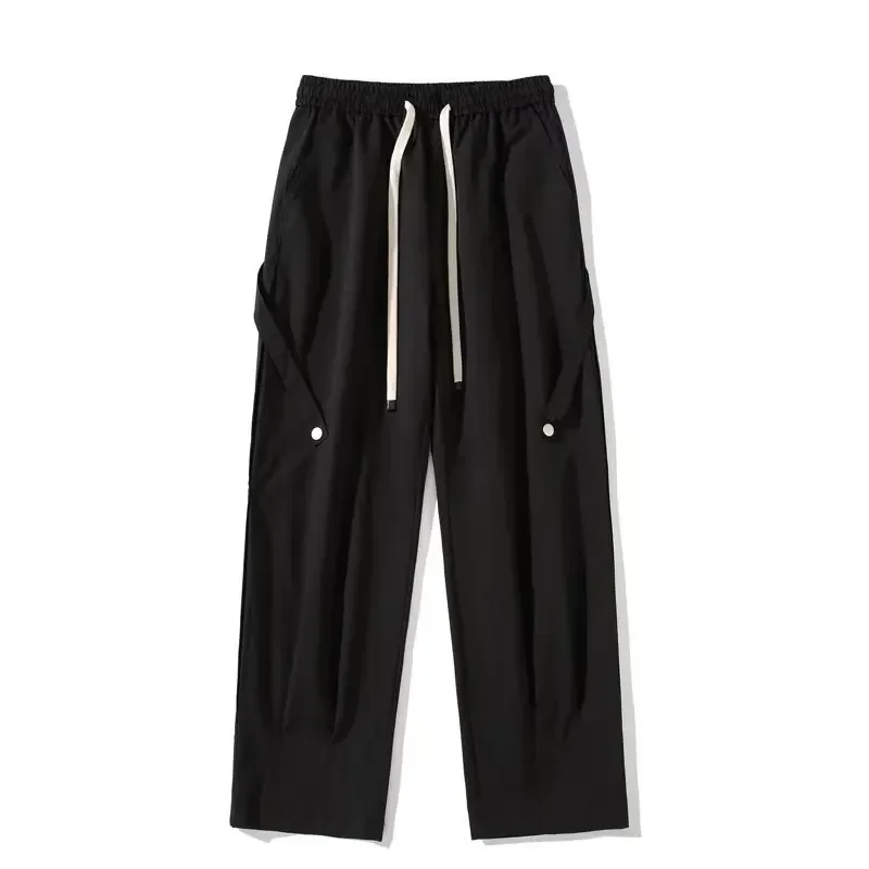 Autumn Black Cargo Pants Women Loose Streetwear Wide Leg Pants High Waist Outdoor Sports Pants Sweatpants Women Joggers Y2k