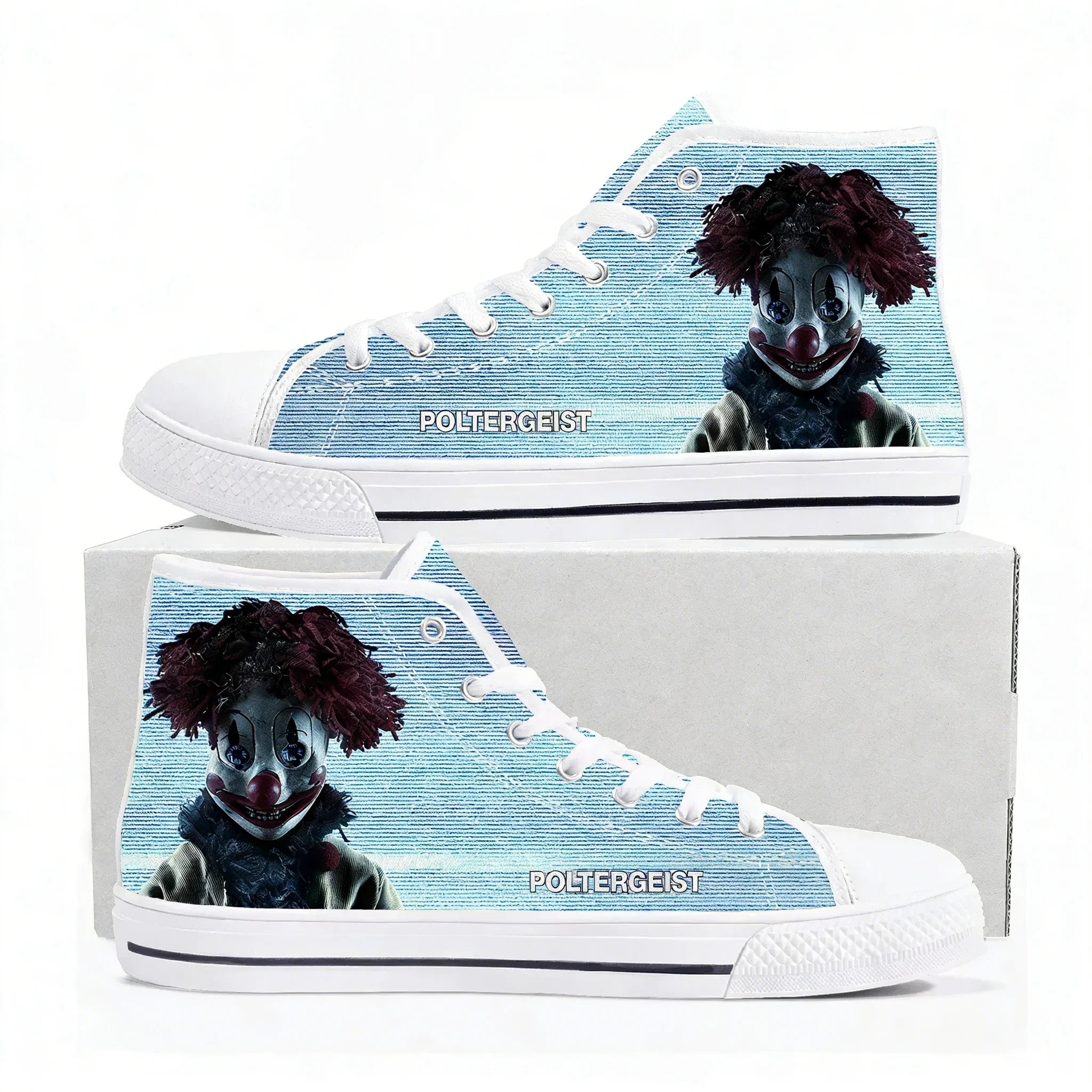 Poltergeist High Top High Quality Sneaker Mens Womens Teenager Canvas Sneaker Casual Personalized Patterns Shoe Customized Shoes