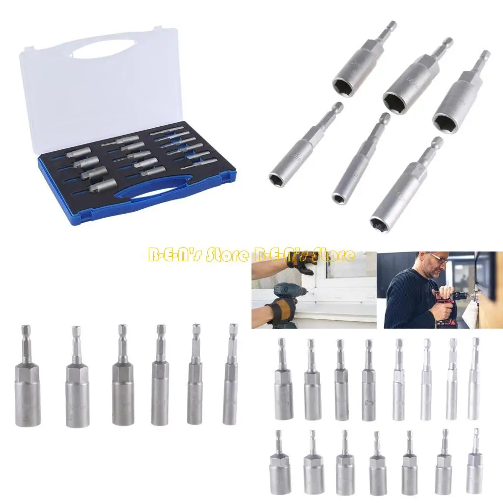 y1ad-1-4''-shank-nut-driver-bit-set-quick-changes-sockets-nut-impacts-driver-adapter-drill-bit-extension-sockets