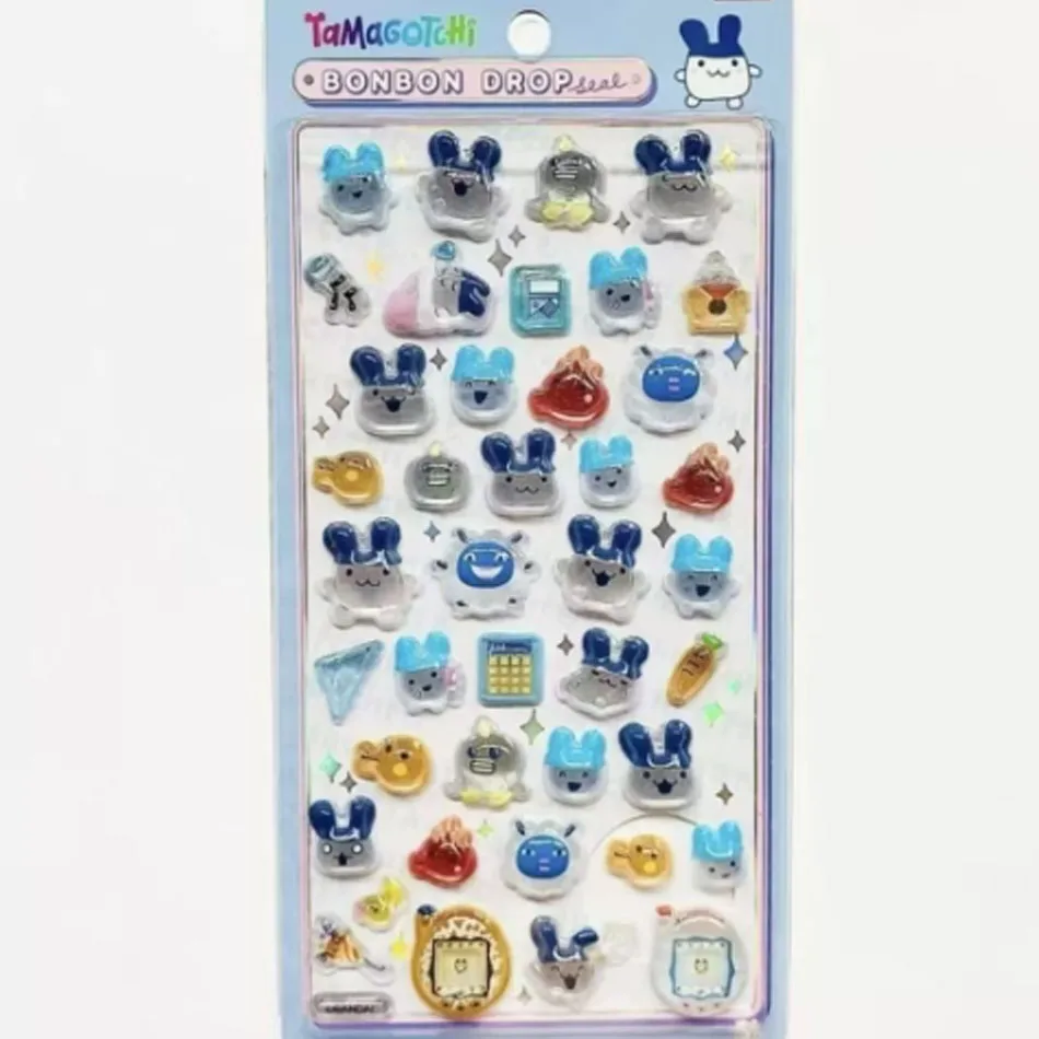 Naklejki Tamagotchi z kreskówek DIY do scrapbookingu, naklejki na laptopa, naklejki Bonbon Drop Seal, upominki na przyjęcia, prezenty ボンボン ドロップシール