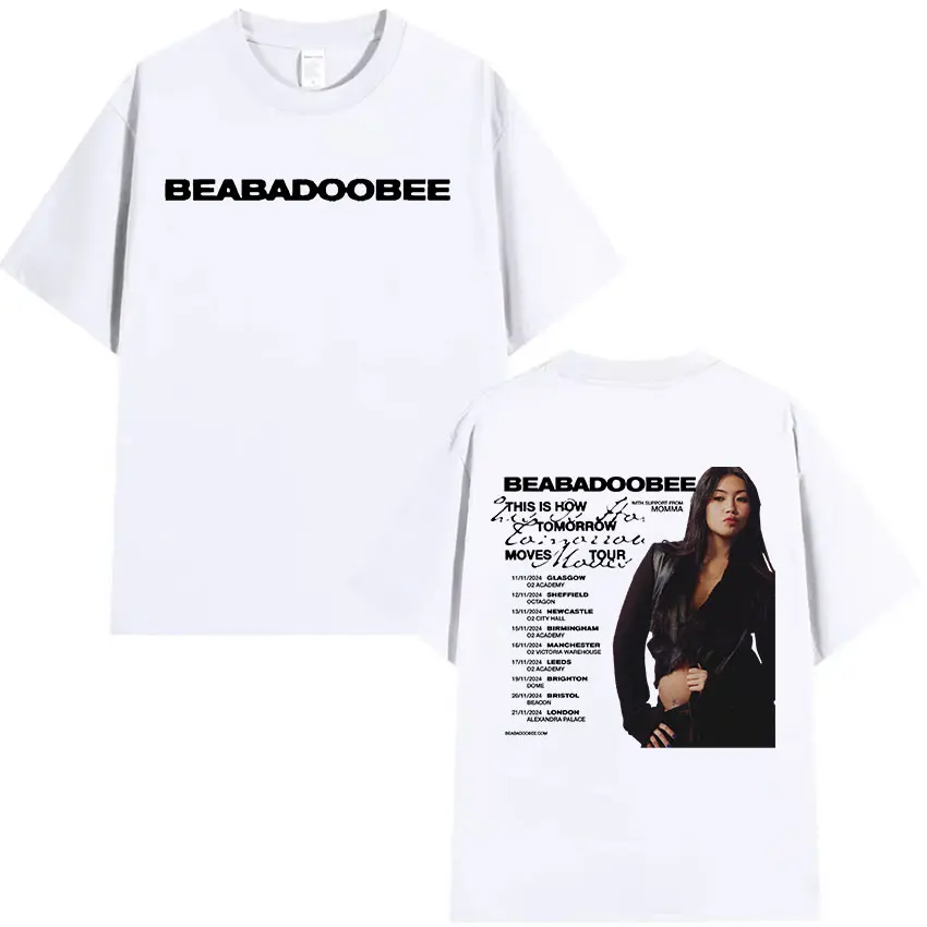 Singer Beabadoobee This Is How Tomorrow Moves 2024 Album Print T Shirts Men Women Retro Fashion Short Sleeve T-shirt Streetwear