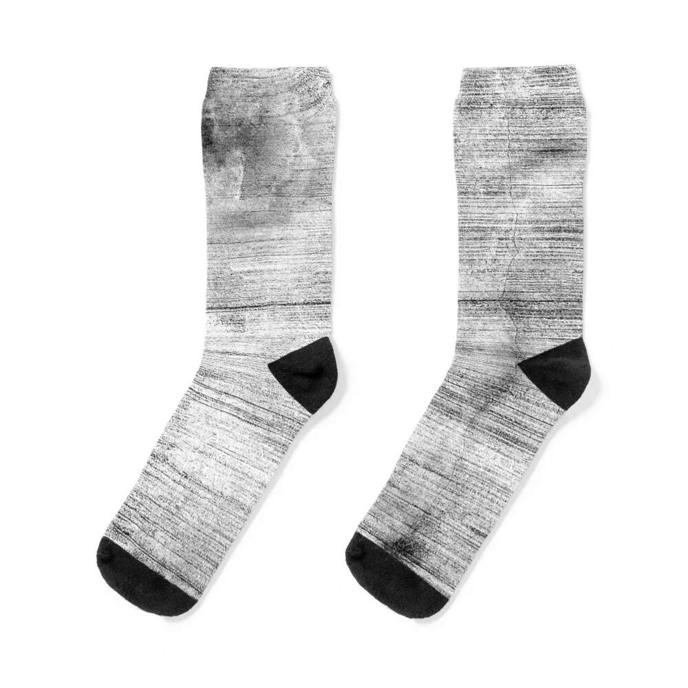 White wood texture wall Socks happy valentine gift ideas hiphop Socks For Women Men's