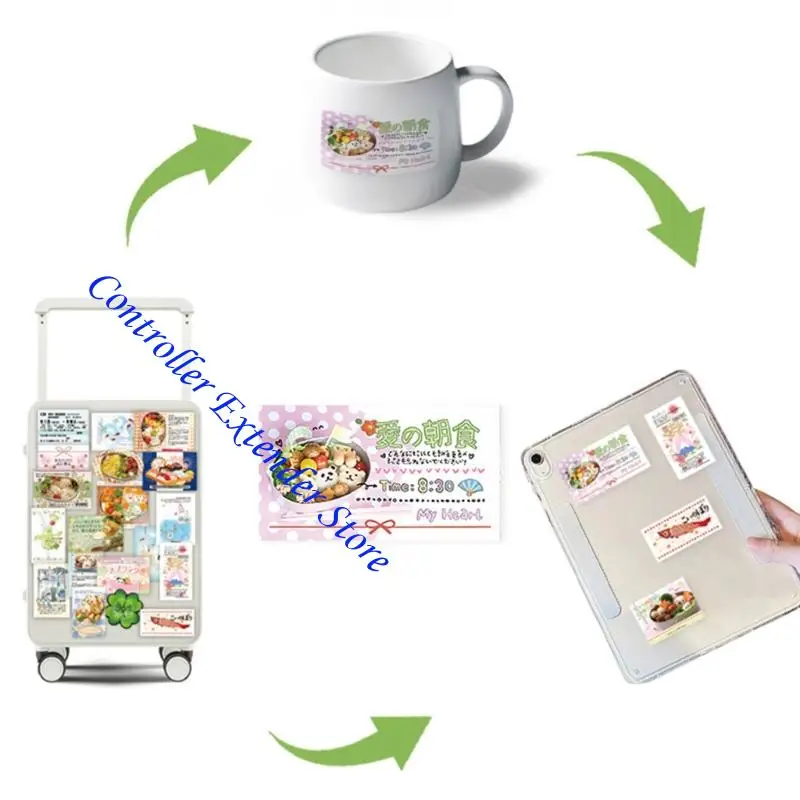 N84B 30 листов ретро наклейка багаж