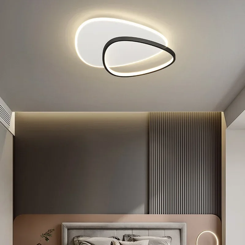 Double Layer Ultra-thin Modern Design Ceiling Lamp Living Room Kitchen Hallway Balcony Bedroom Chandelier House LED Light Decor