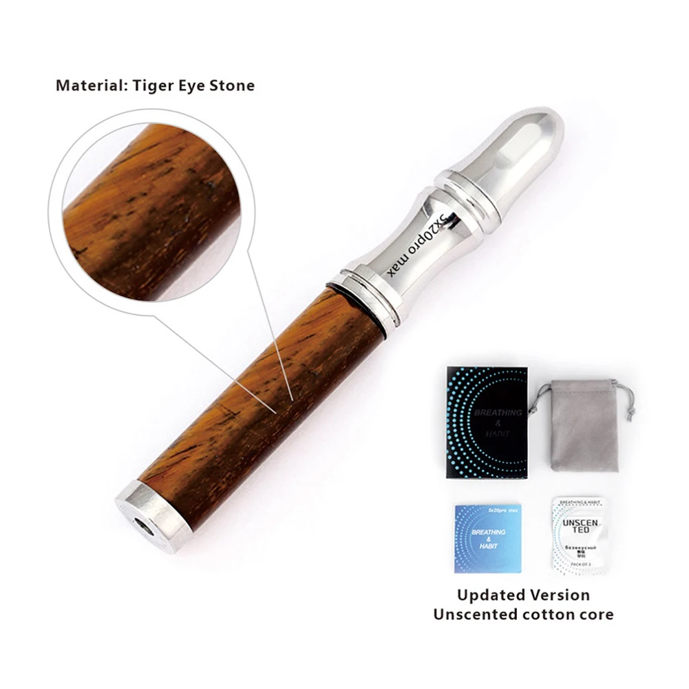 عصا الإقلاع عن التدخين، جهاز الاستنشاق الهوائي، عصا التنفس، أدوات إيقاف التدخين للبالغين (بني)