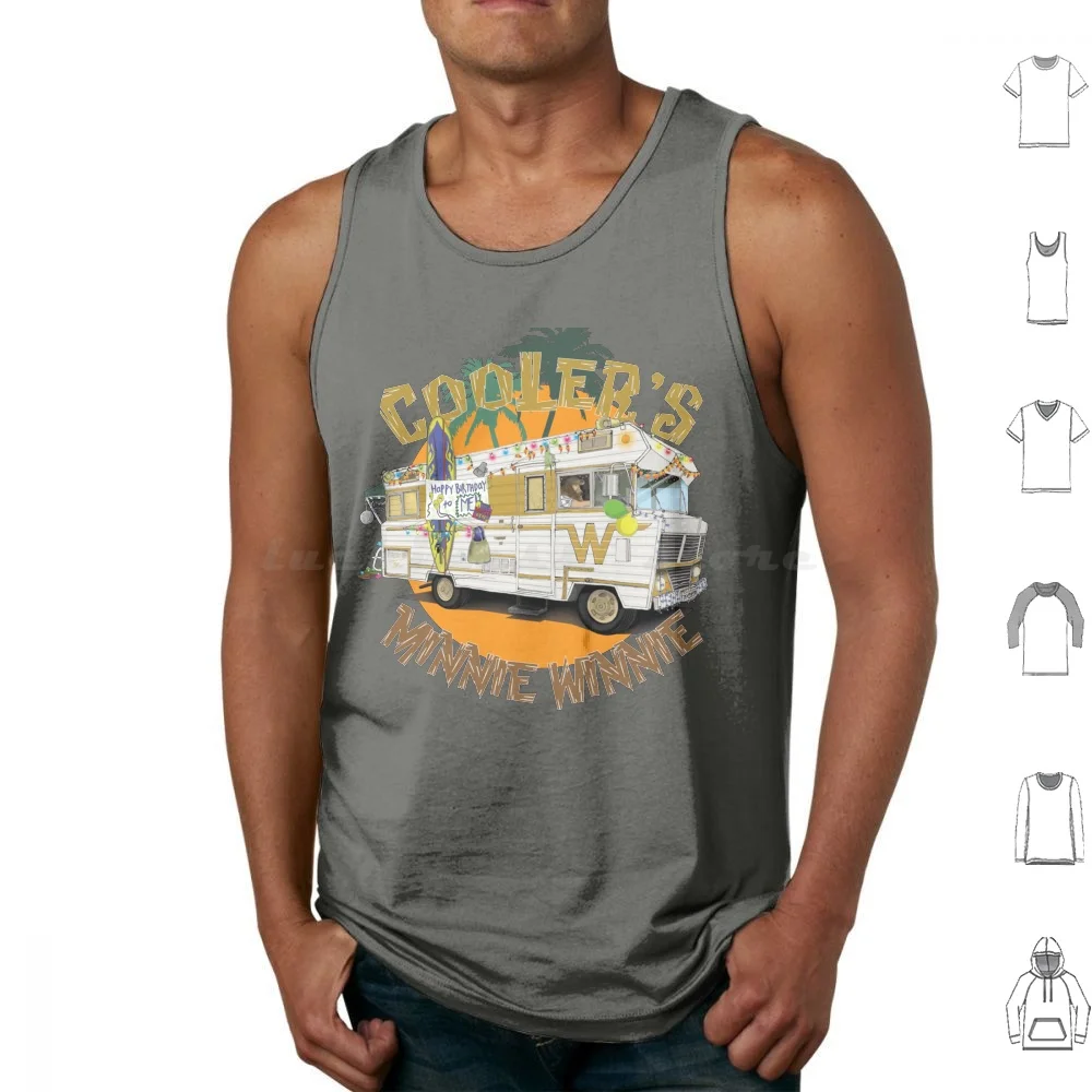Cooler's Minnie Winnie , Winnebago. Tank Tops Print Cotton Netflix Flaked Cooler Minnie Winnie Winnebago Rv Mobile