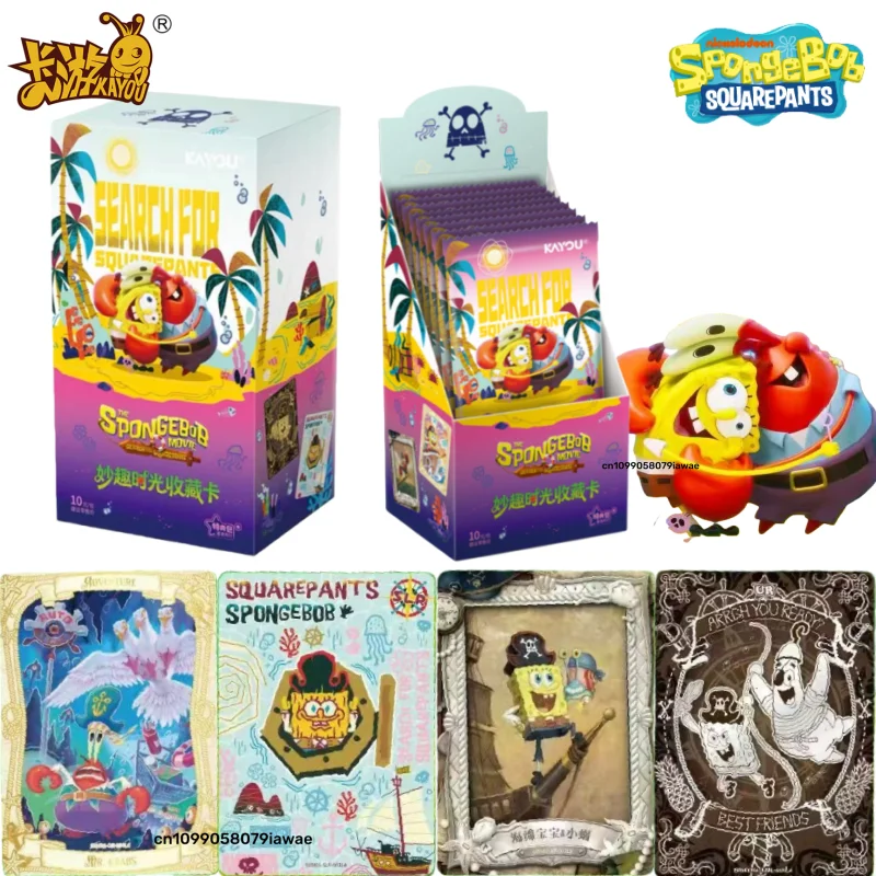 

Коллекционный набор карточек KAYOU «СpongeBob SquarePants» — аниме-мерч и подарок для детей на праздники