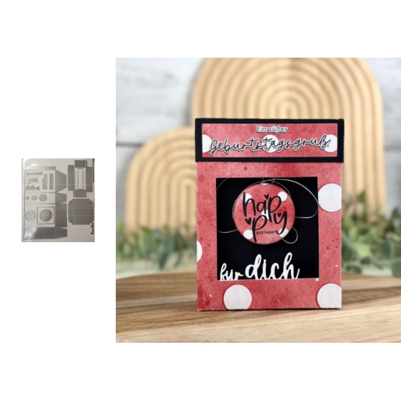 Neu eingetroffen: Vorverkauf von Box-Schneideformen und Stempeln für DIY-Scrapbooking/Fotoalben, dekorative Prägung, DIY-Papierkarten