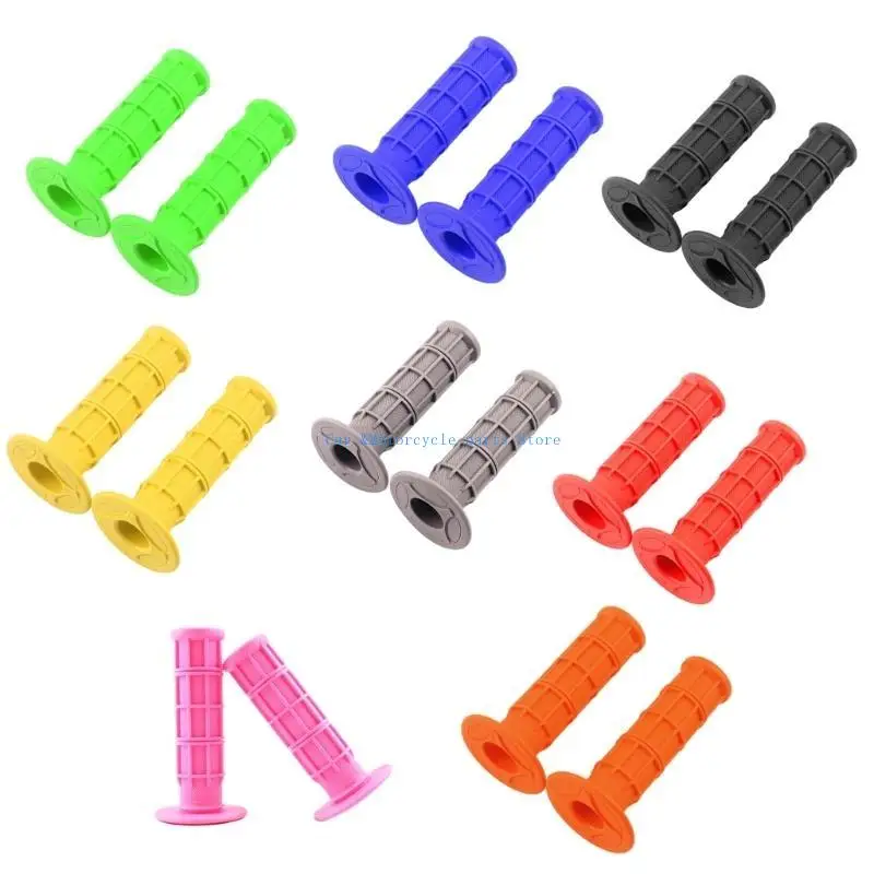 

Y9UC Motorcycle Rubber Hand Grips 22mm 7/8'' Handlebar Grips Universal Motorcycle Modification Hand Grips