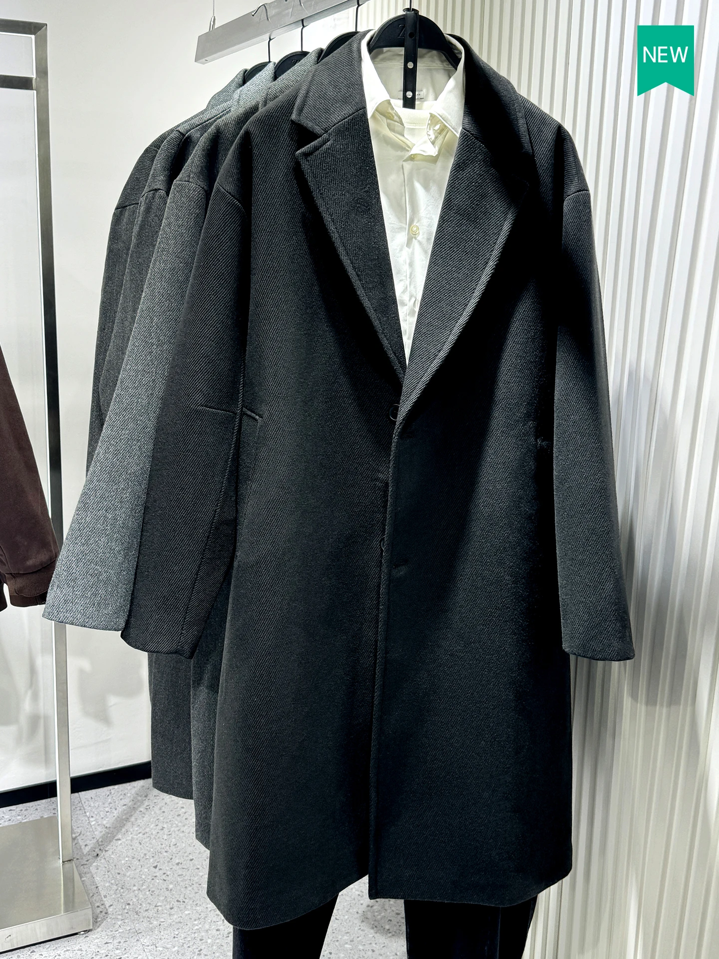 

Мужское шерстяное пальто в городском стиле, свободного прямого кроя, в стиле парки, ветрозащитное, средней длины, теплое, для осени и зимы