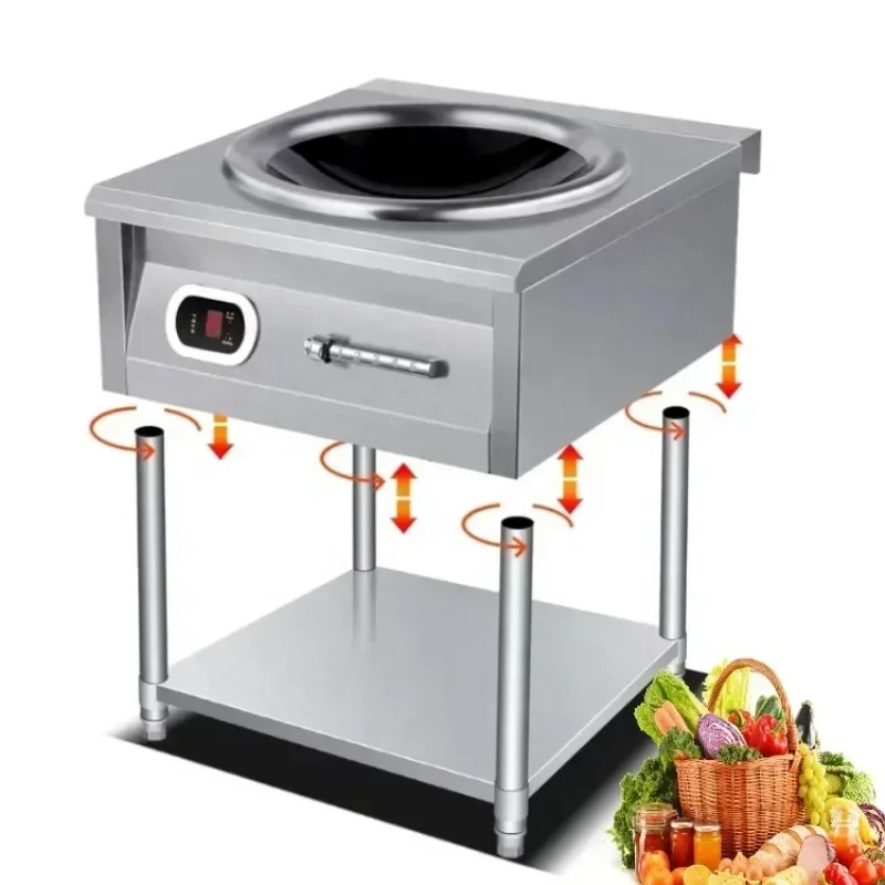 

Hot sales 8000W High-Power Commercial Electric Cooktop Desktop/Standing Dual Use Induction Cooker For School Canteen