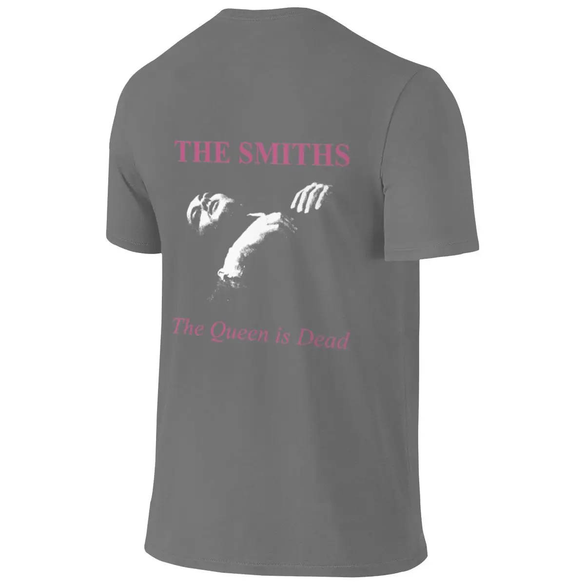 Man The Smiths The Queen Is Dead Comfortables American Style Reversible T-shirt Forest-Style Fresh Travel Must-Have Short Sleeve