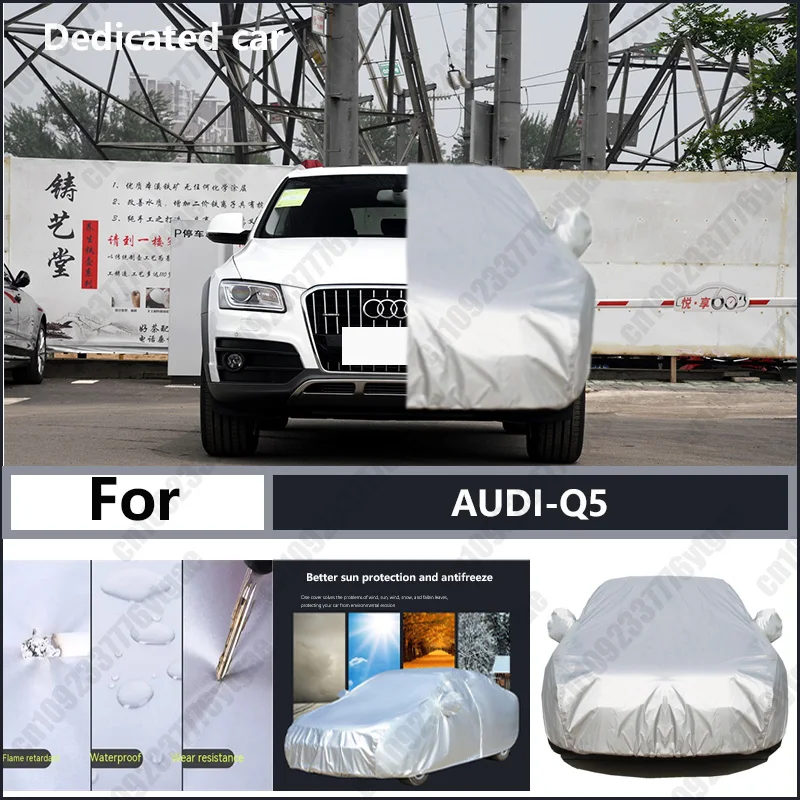 

For AUDI-Q5 Oxford cloth car cover for sun protection, rain resistance, and all season special car dust cover