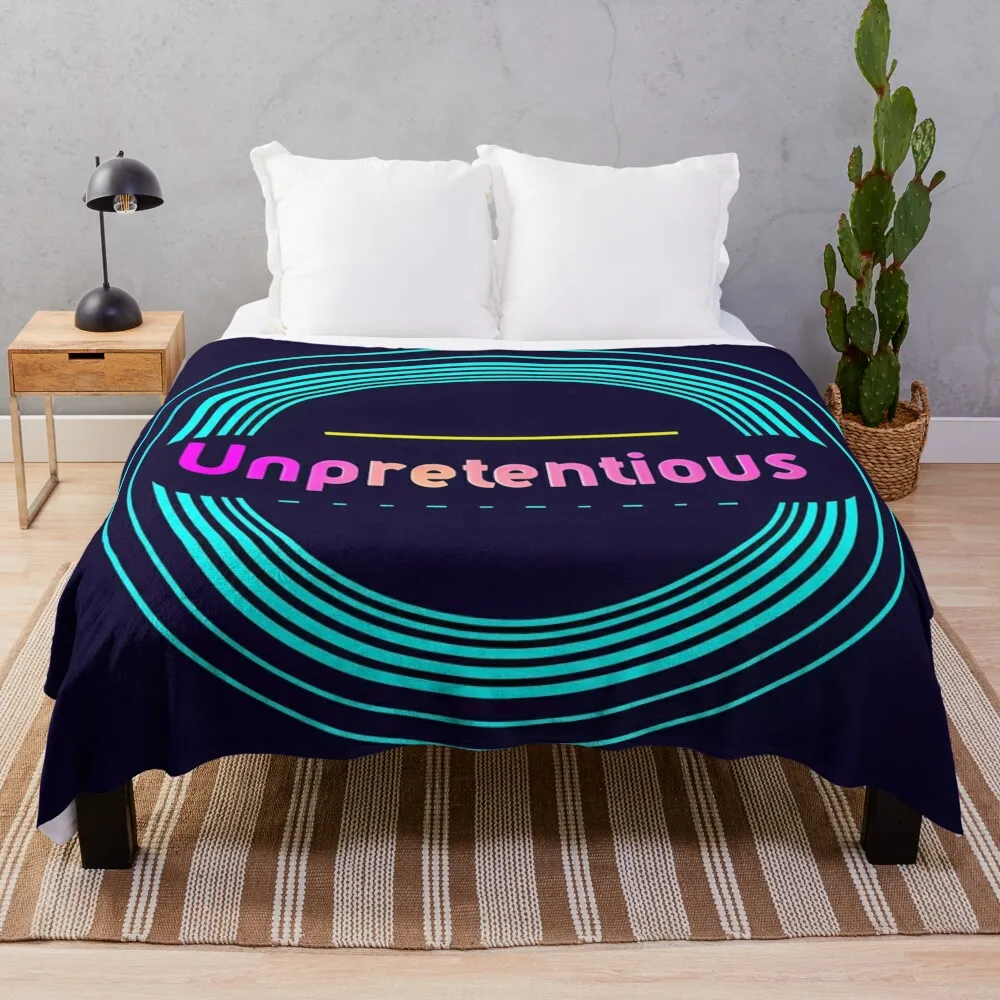 

Unpretentious in a retro 80s style circular logo. Throw Blanket Thermal For Decorative Sofa For Baby Blankets