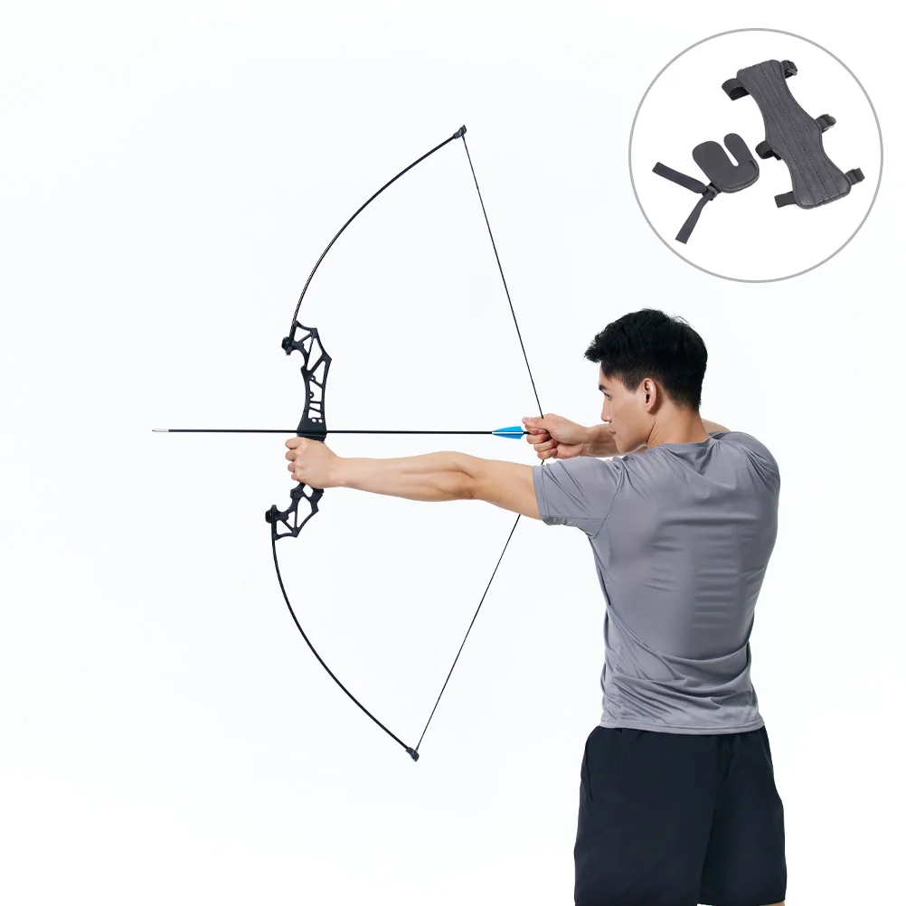 Professional Finger Protector Archery Arm Guard Adjustable Design Suitable for Various Sizes Archery Armguard Arm Accessory