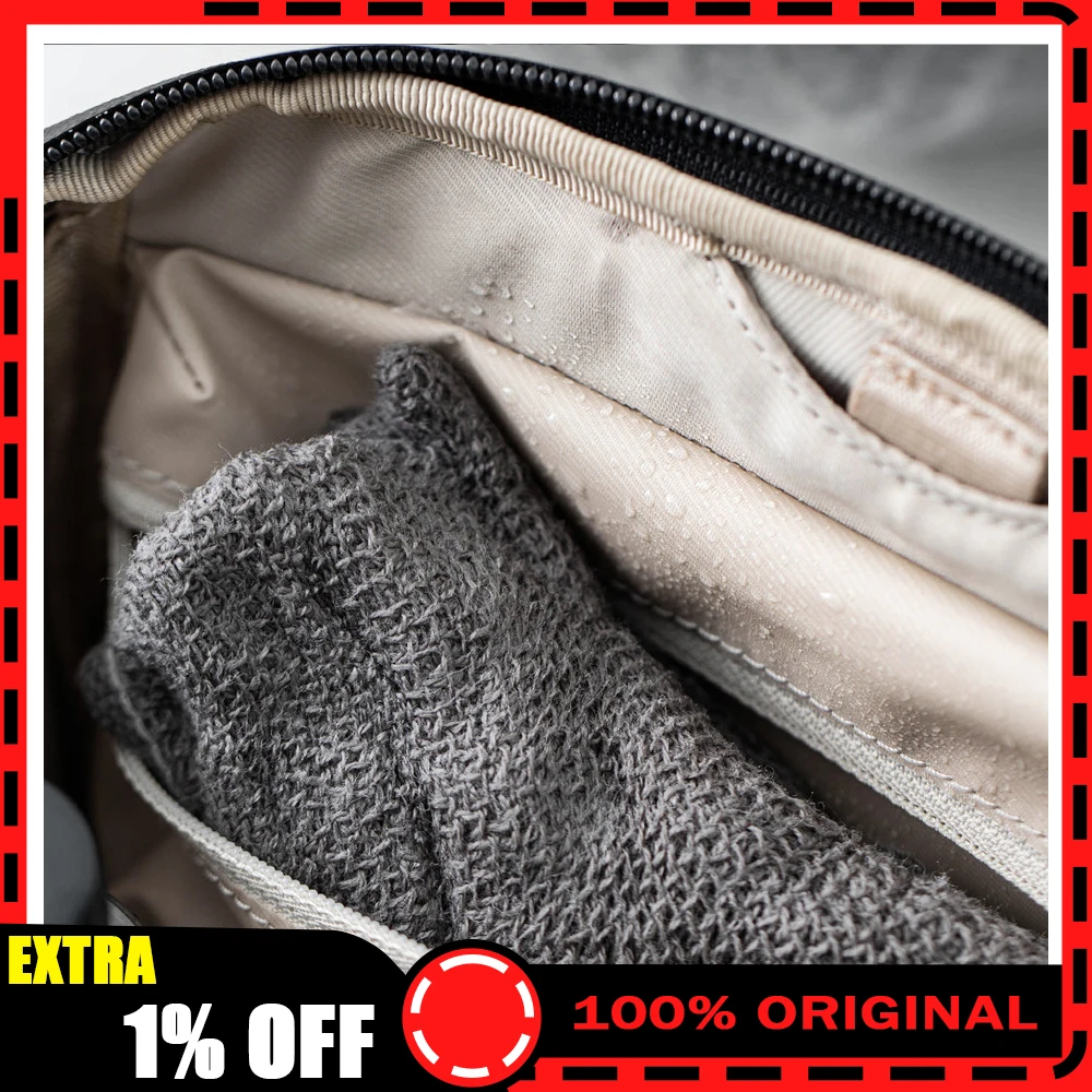 PGYTECH Travel Toiletry Bag Twilight Black P-CB-096 Water-Resistant Wash Pouch Dry Wet Organizer for Gym Camping Trip