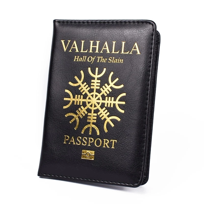 Fashion Anime Passport Cover Women Men Leather Protector Case for Travel Passports Cards