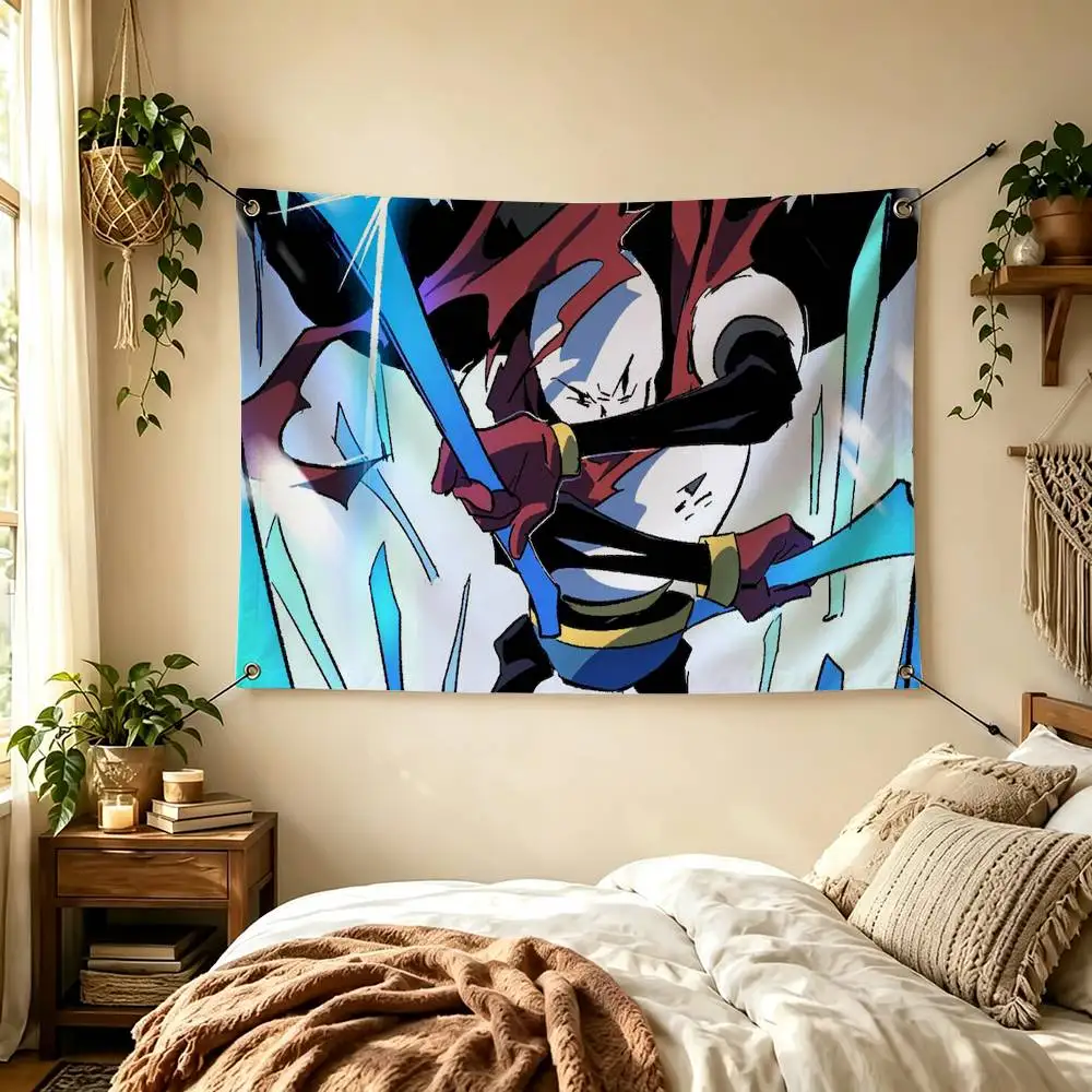 U-Undertale Papyrus Reflective  Flag Suitable For Party Club Outdoor Interior Wall Decoration Banner Fans Gift