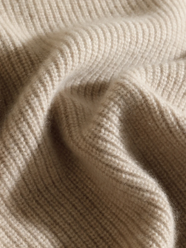 メンズ用100％ピュアカシミヤセーター、インゴットニードル厚手、ラウンドネック、長袖プルオーバー、長袖セーター