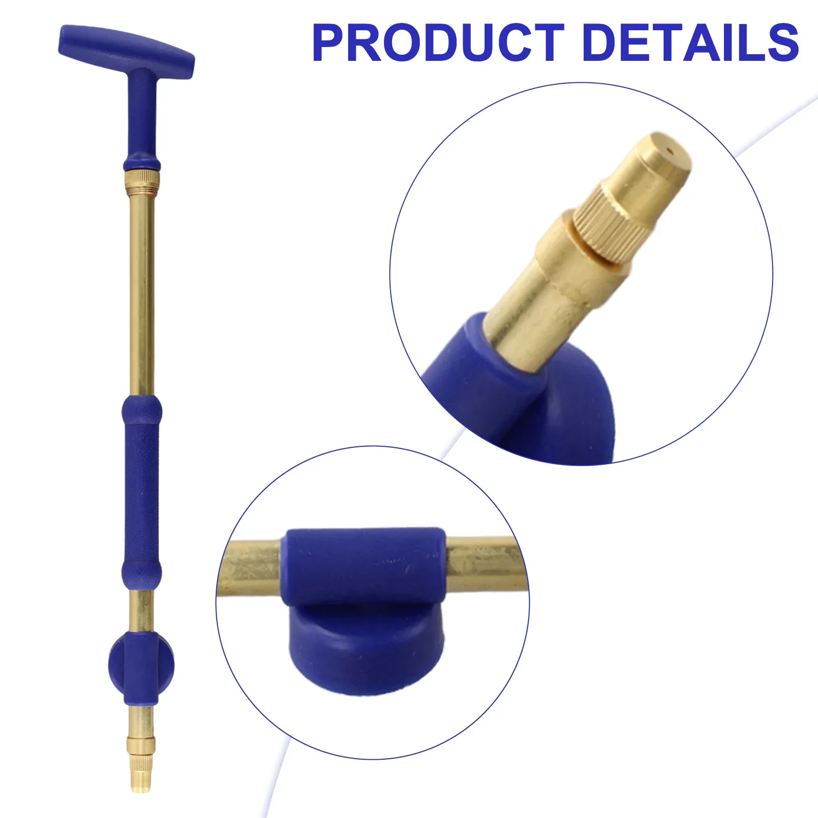 Adjustable Pull Rod Nozzle Single/Double Water Bottle Interface Brass Sprayer Agriculture Tools Nozzle Garden Watering Tool