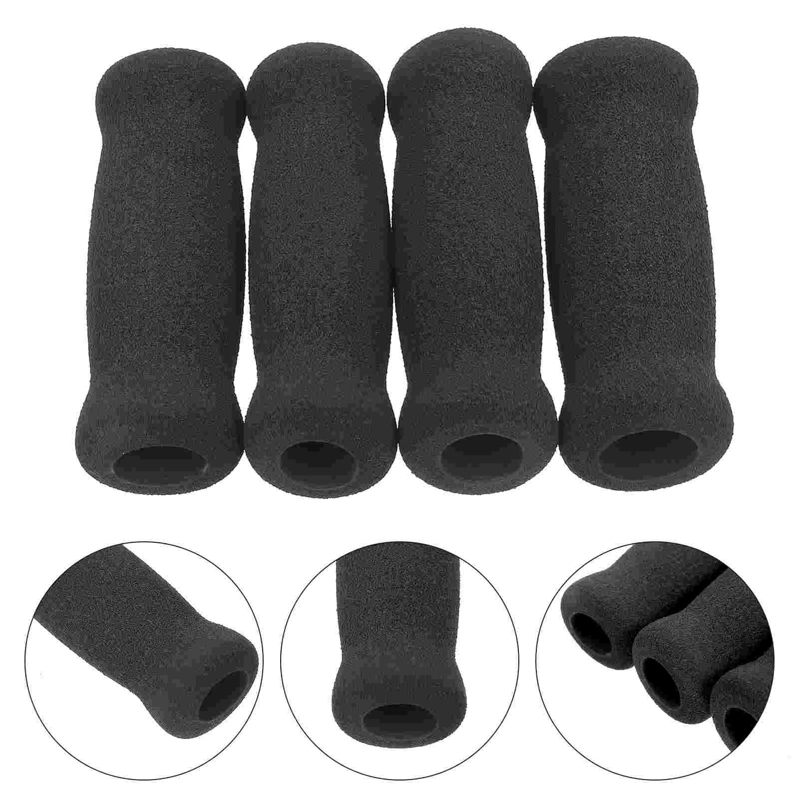 

4 Pcs Small Sponge Grips Bike Accessories Handle Nitrile Rubber Baby Carts Cover