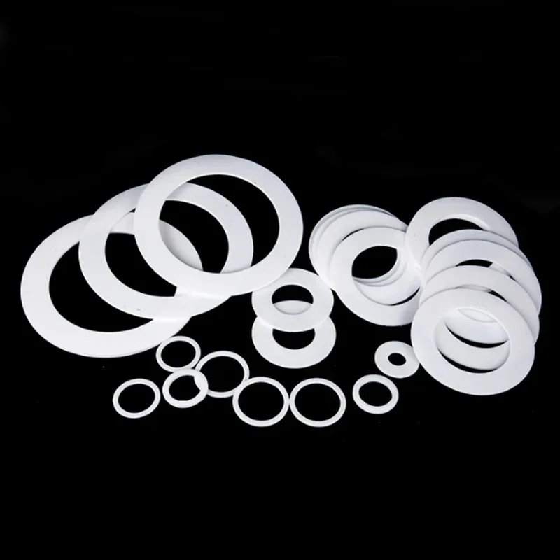 Thick1.25mm PTFE Gasket High Temperature Resistance Plastic King Flange Seal Washer ID 110/115/120/125/130/135/140/145/150/155mm