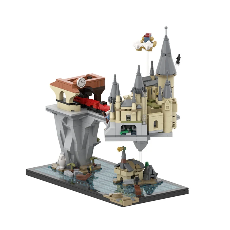 920PCS Magic Castle Building Blocks Toy Trendy and Fun Interactive Party Game and Decorative Collectible Holiday Gift