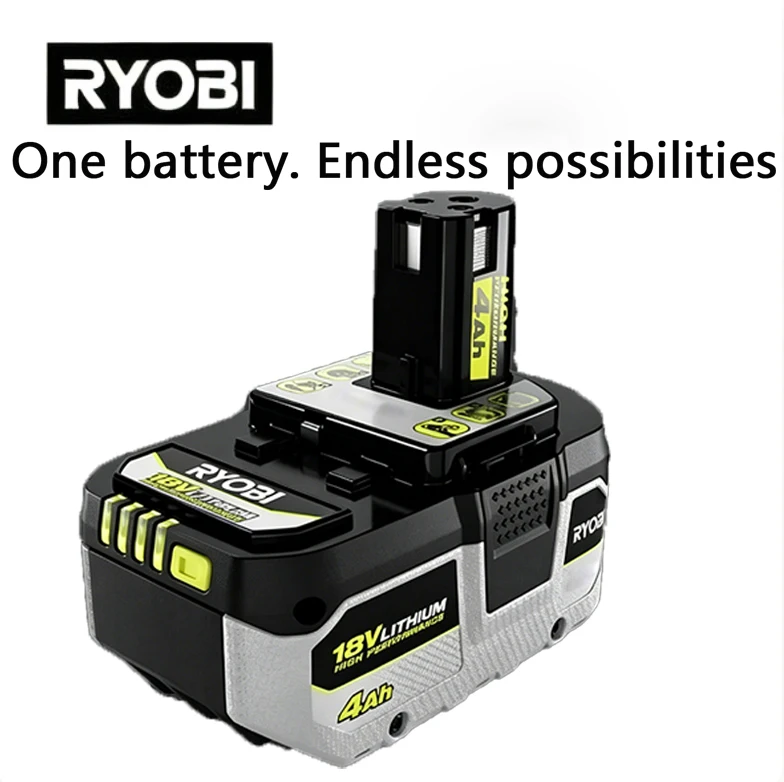 All-Day Power for Any Task! RYOBI 18V 4.0/6.0/8.0Ah – Workshop, Jobsite, Garden, Garage, Camping, Farm Use