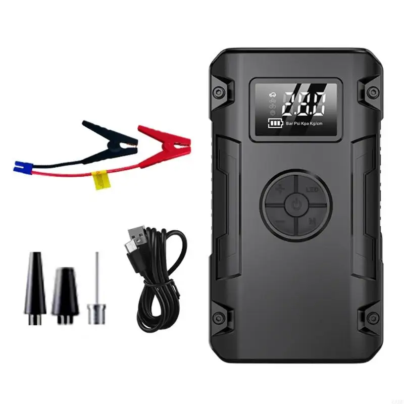 

2025 Новый мотоцикл Электрический воздушный компрессор со светодиодным надувным насосом