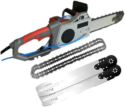 

Concrete Chain Saw Handheld Mini Wall Cutter Water Fed Dust Free for Granite Reinforced Concrete Efficient Diamond Chain Saw