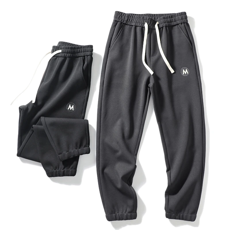 

Мужские повседневные брюки с силиконовыми манжетами Spor, двухслойные свободные длинные брюки Cosite Autumn Faion, повседневная одежда