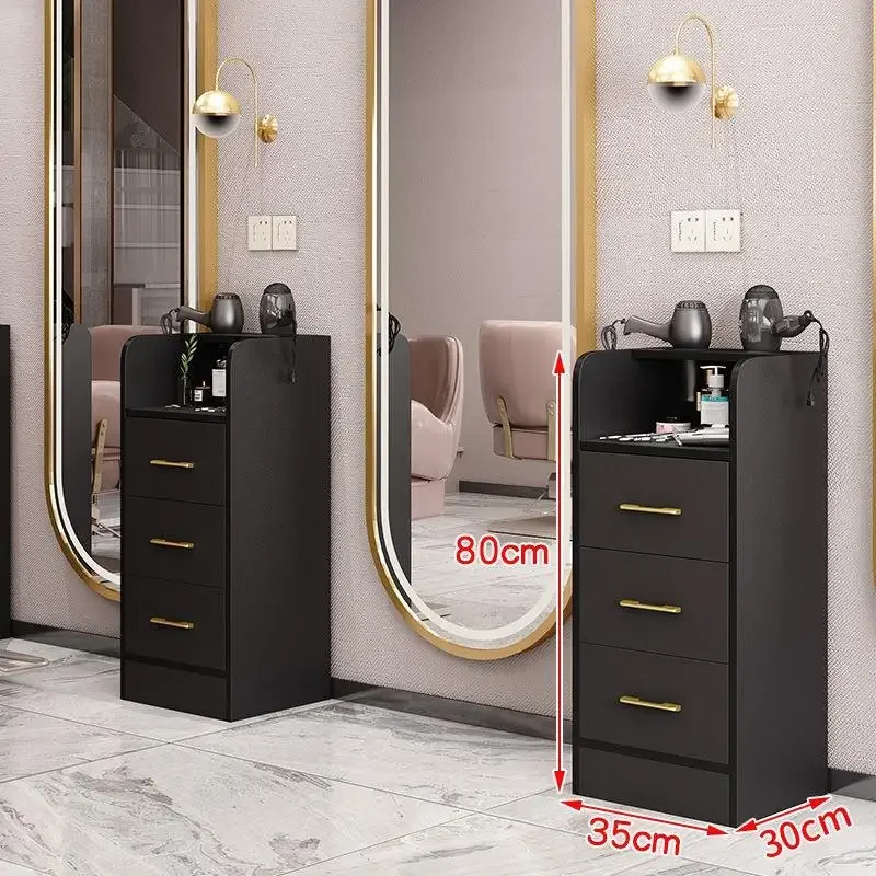 Unique Design Furniture Salon Creative Aesthetic Italian Style Hairdressing Trolley Trendy Luxury Shelves Cart Salon Furniture