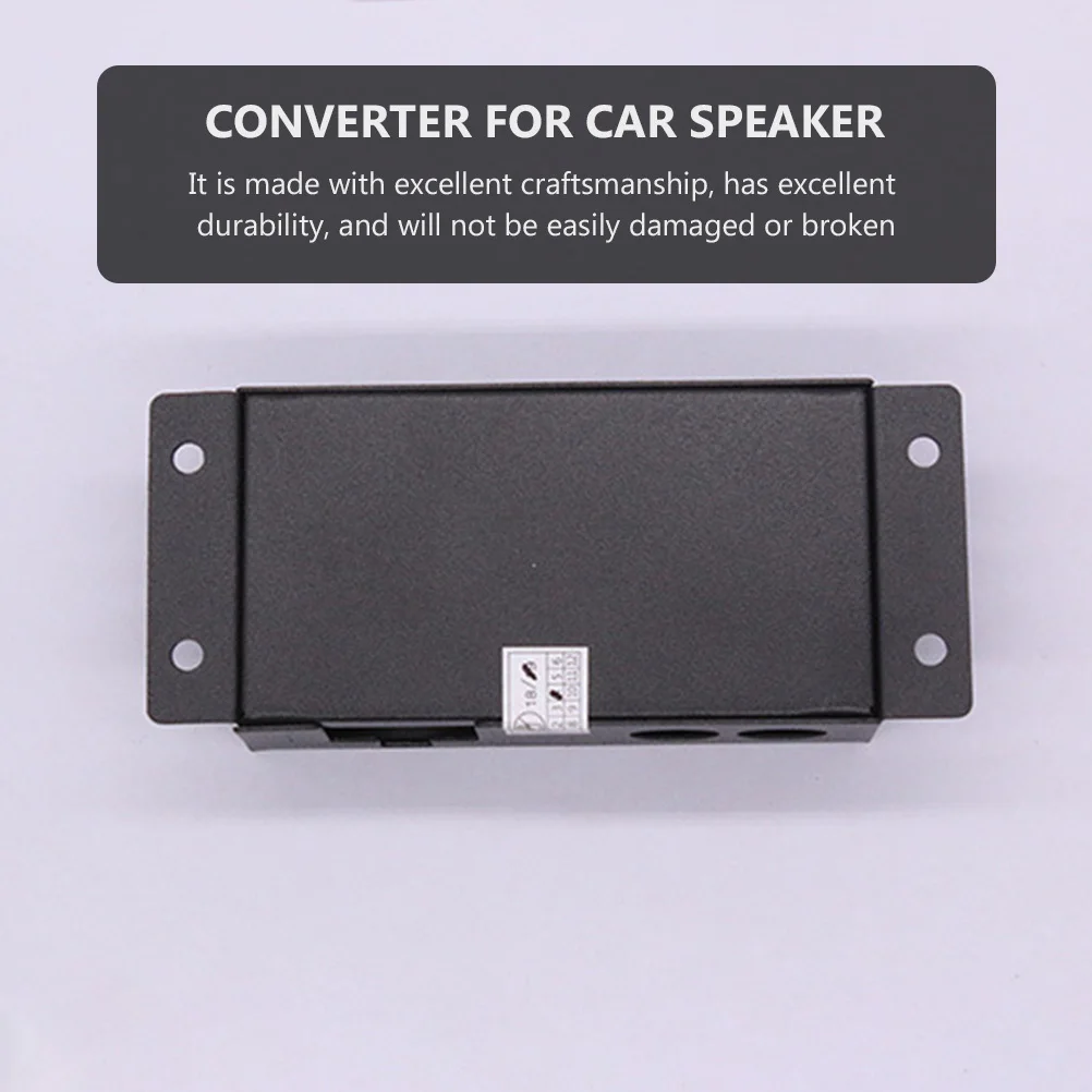 

1 set 1 Set Audio Converter High To Low Frequency Adapter For Car Speaker Accessory Practical Conversion Tool