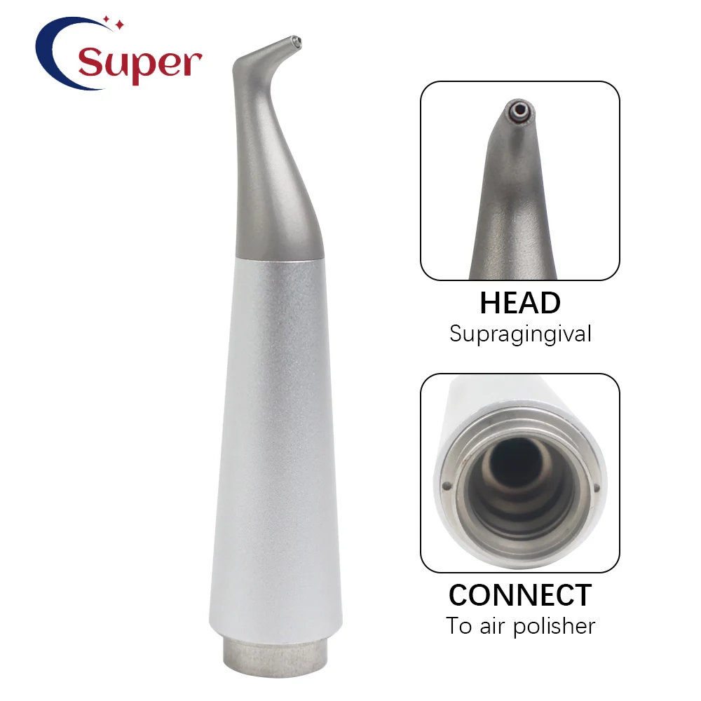 Dental Air Polisher Supragingival Nozzle Compatible With E*S AIR‑FLOW 3.0 Air Flow Prophy Jet Replacement Spare Parts