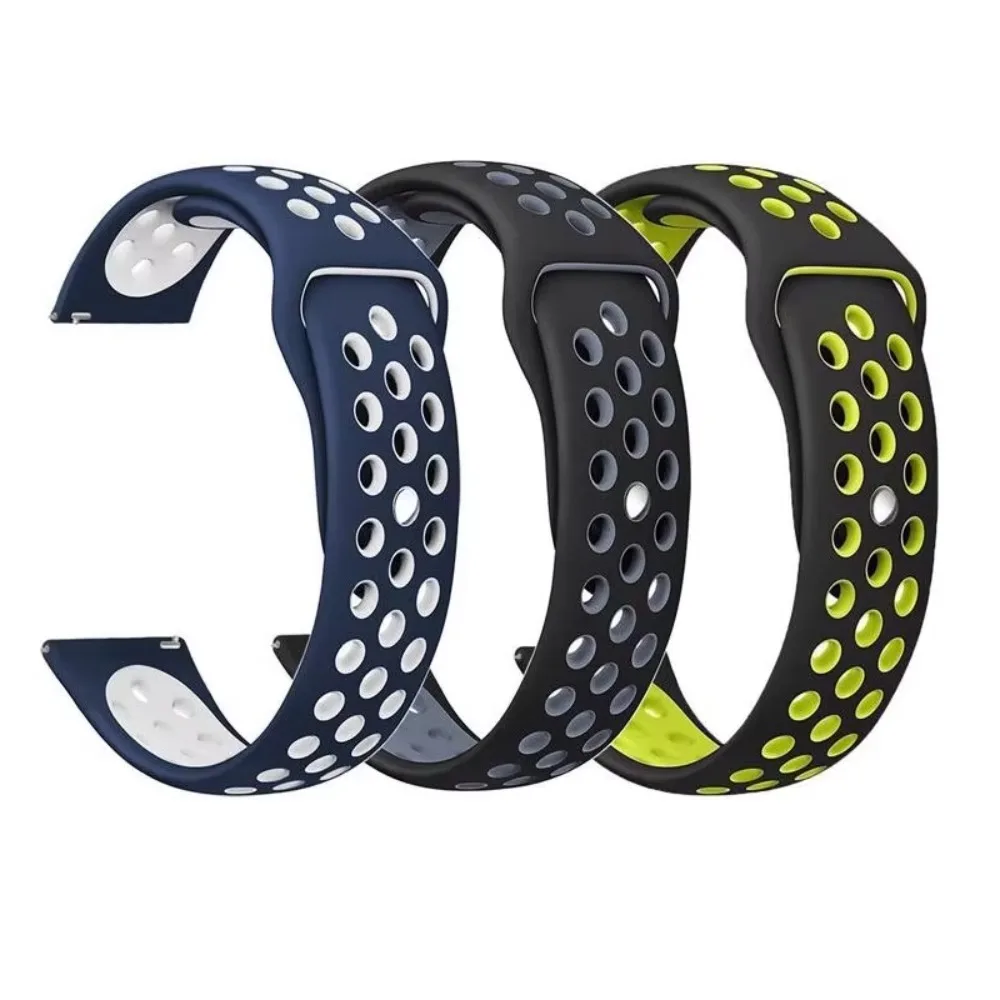 18/20/22mm Silicone Strap For Suunto Vertical 2/Race 2-S Run/Ocean CMF Watch 3 Pro For COROS APEX 4 42mm PACE 4-Pro Accessories