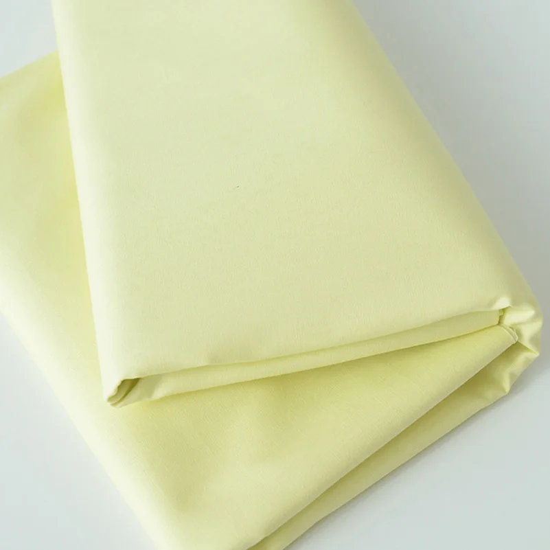 Katoenen poplin stof effen kleur wit rood zwart voor naaigerei quilten patchwork per halve meter