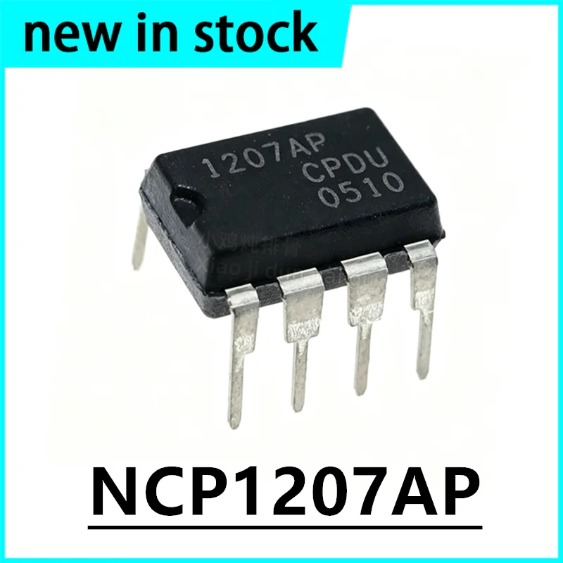 5PCS New 1207AP NCP1207AP Direct Insertion DIP8 Power Management Chip IC in Stock