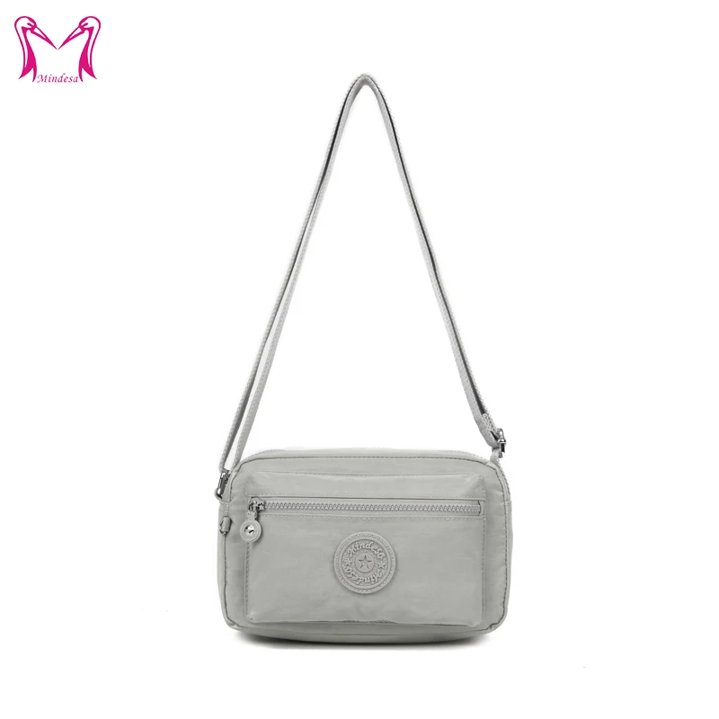 Mindesa High Quality Female Portable Nylon Best Fashion Leisure Shoulder Bag Crossbody Bag Ladies Bag Waterproof 8605