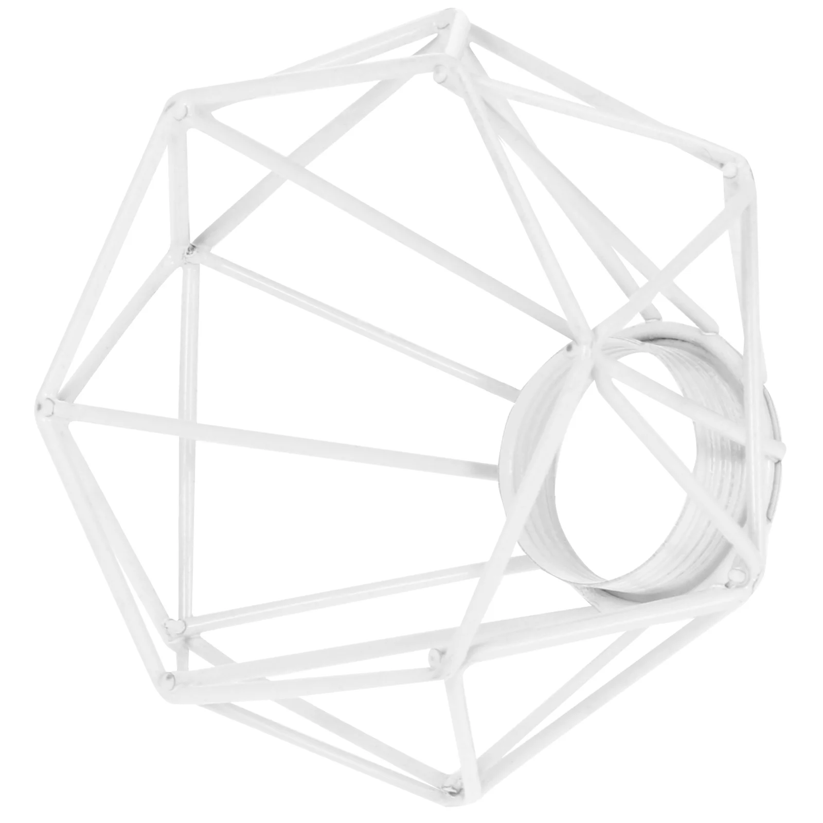 

Diamond Shape Hollow Iron Lamp Shade Retro Style Diffuse Light Cover for Ceiling Wall Floor Lamps Metal Lampshade