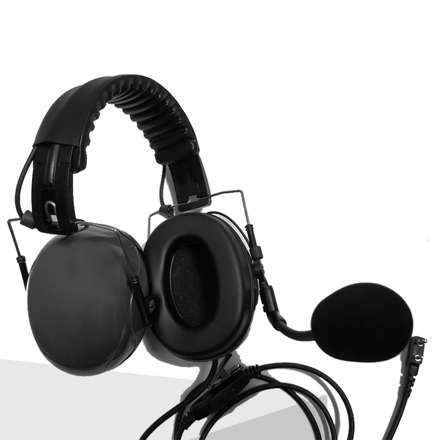 2026new Noise Cancelling Headphones Industrial Racing Heavy Duty Noise Cancellation Headset for TYT MD-380 MD-390  BaoFeng UV5R