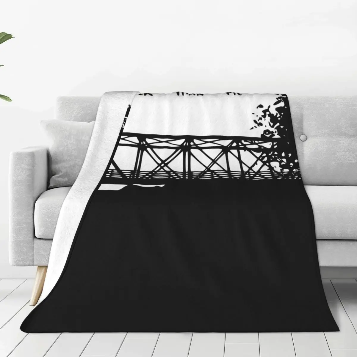 One Tree Hill- Bridge Blankets Fleece Lightweight Sofa Throw Blankets For Home Bedroom Outdoor Throws Bedspread Quilt